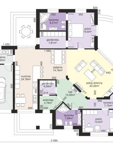 Dom przy Parkowej 3 – pow. użytkowa 181.05 m²